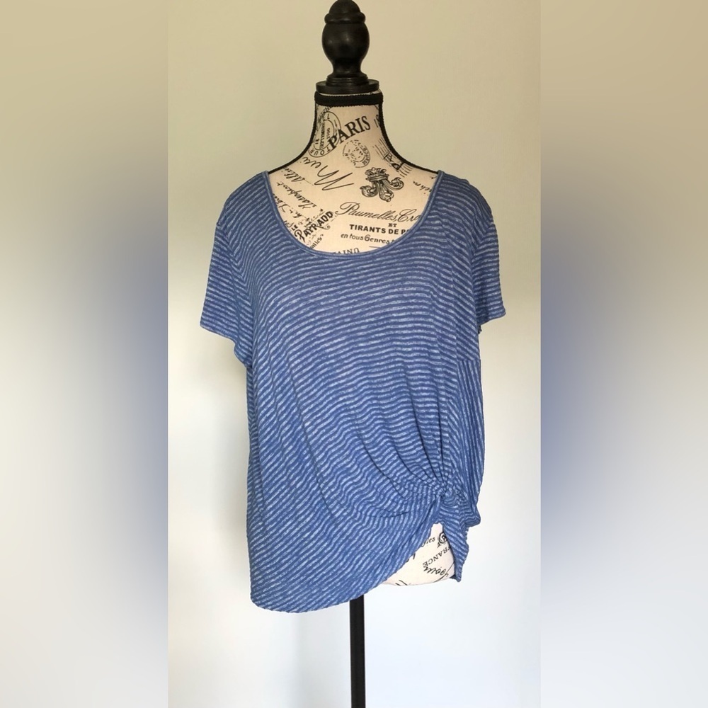 One World Ladies Top, blue X-Large